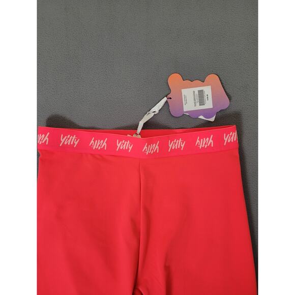 YITTY Major Label Shaping High Waist Shorts Size Large Neon Pink - Picture 3 of 8
